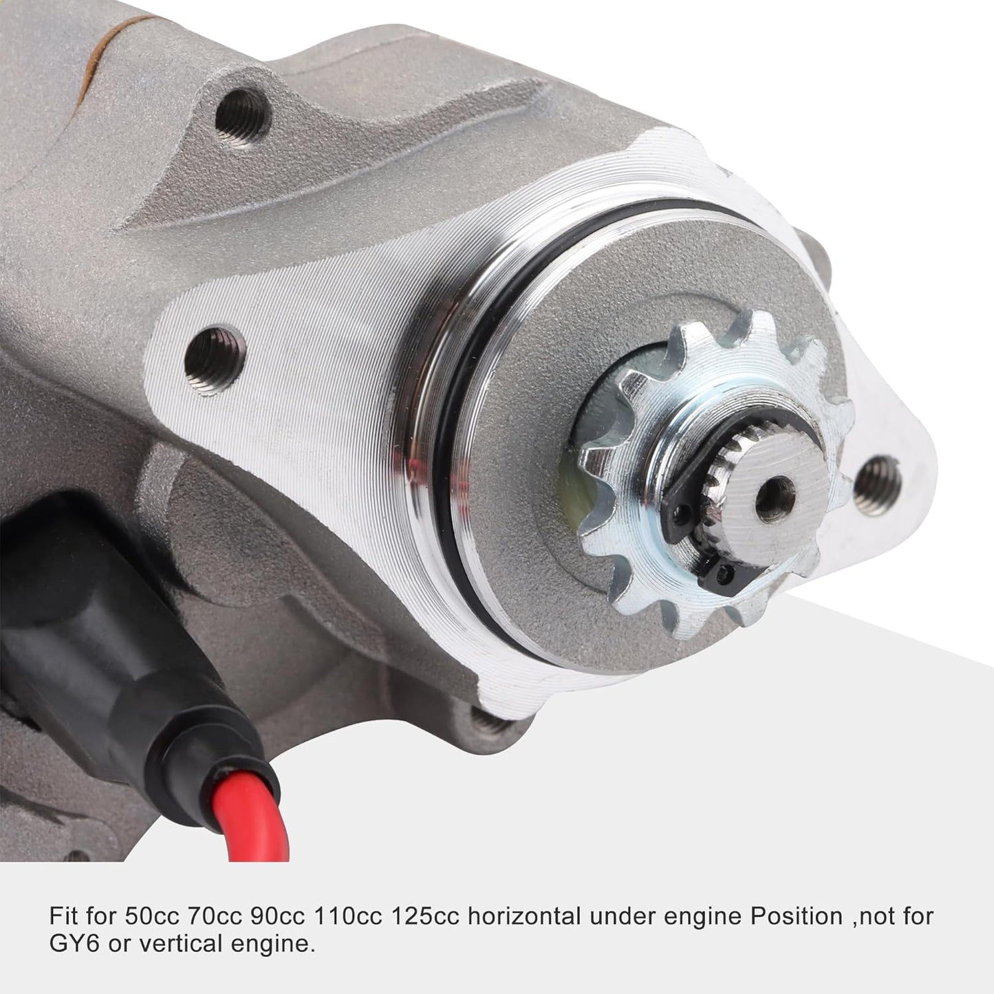 GOOFIT Electric Starter Motor Under for 50cc 70cc 90cc 110cc 125cc Horizontal Engine Chinese ATV Dirt Bike Go Kart