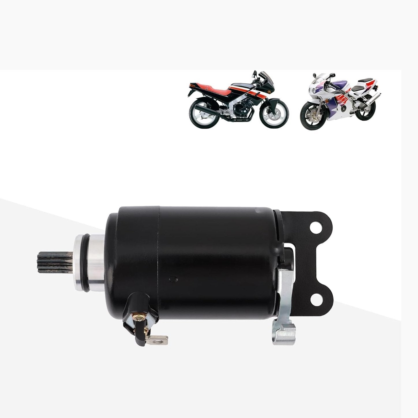 GOOFIT 12V Motorcycle Starter Motor Replacement for GY12 CBR250 Hornet 1996-2008 JADE 250 CCW