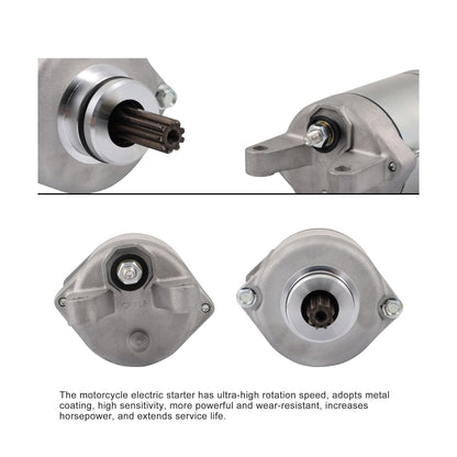 GOOFIT Motorcycle Electric Starter Motor Starting Replacement for300 EX300 13-17 Z300 16-18