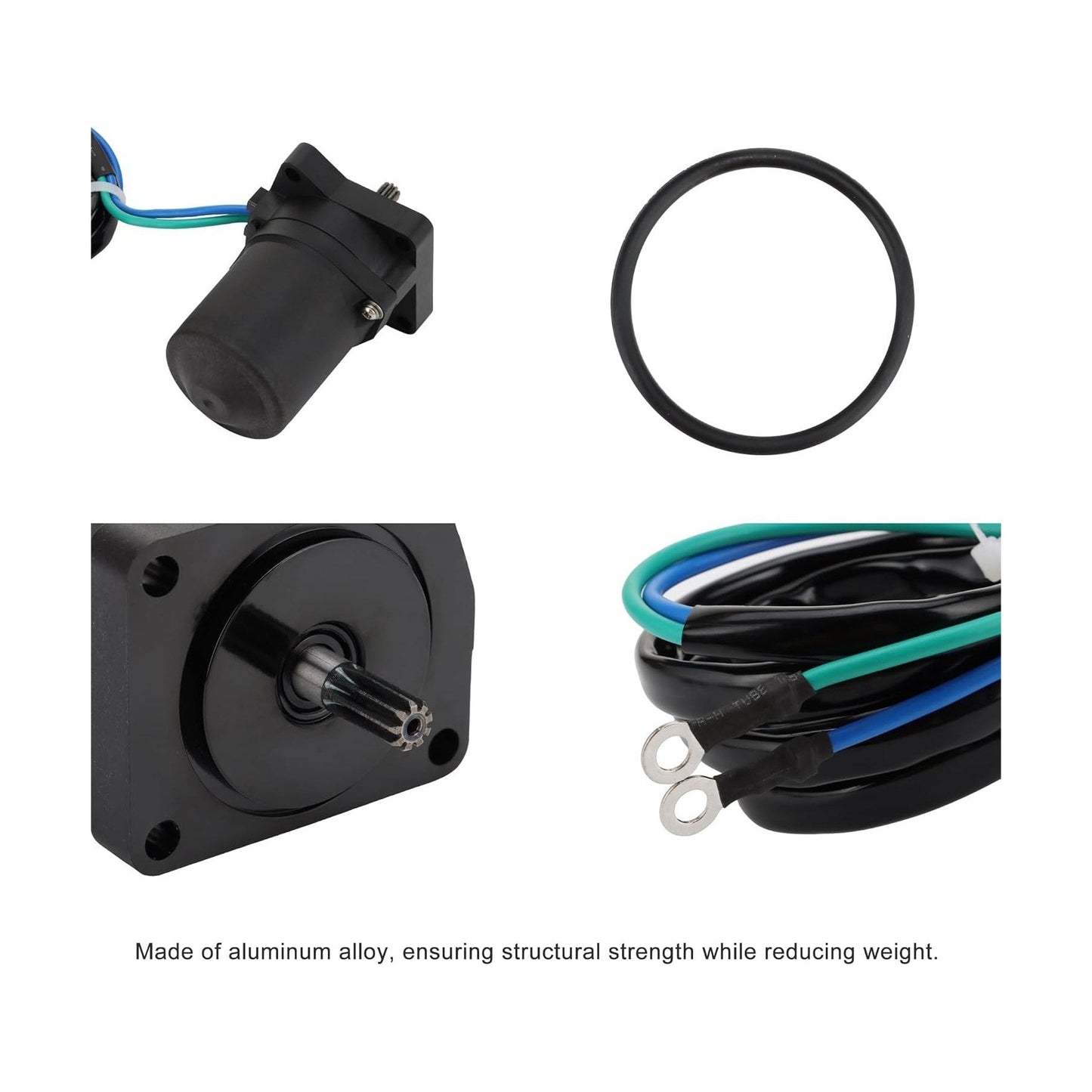 GOOFIT Motorcycle Tilt Trim Starter Motor Replacement for Outboard 25HP 30HP 40HP Engine F20 F25 F30 F40 F45