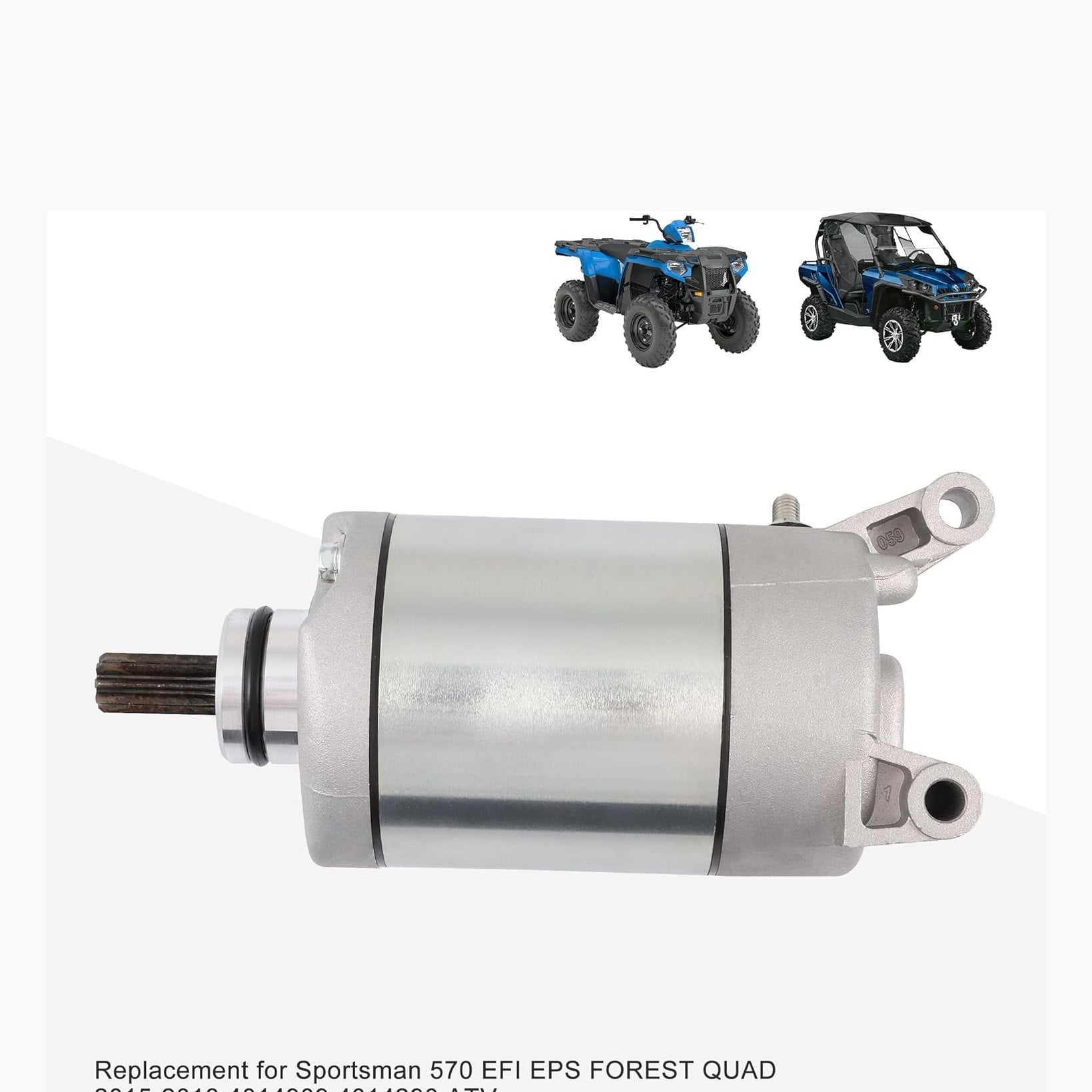 Starter for Polaris Sportsman 570 2015-2018 4014909 4014290 ATV