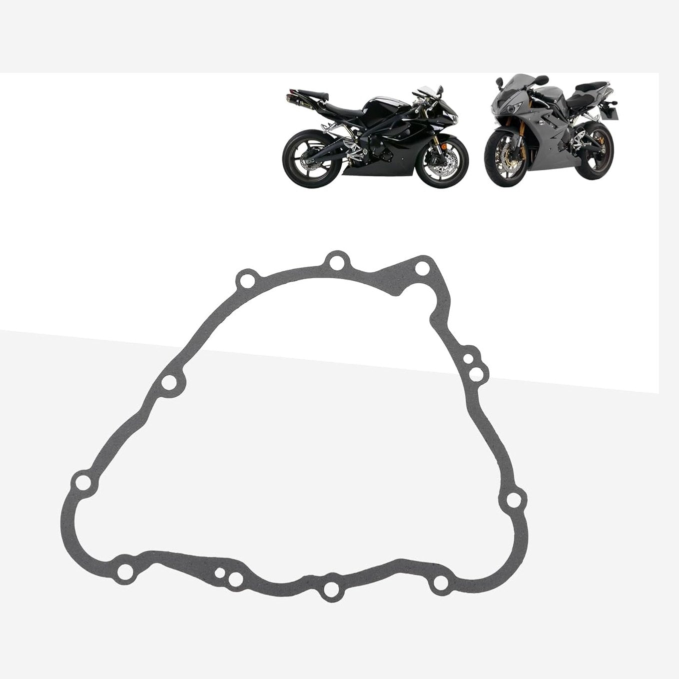 GOOFIT Motorcycle Generator Stator Cover Gasket Replacement for Daytona 675 06-12