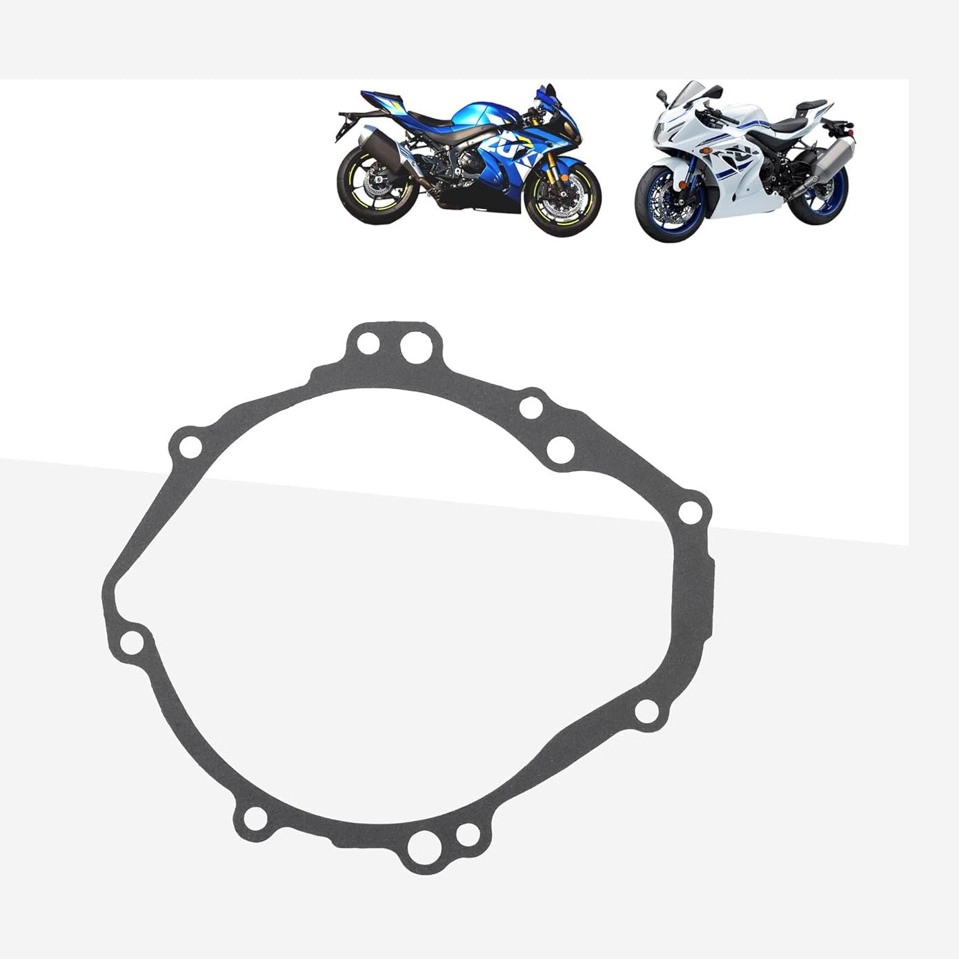 GOOFIT Motorcycle Stator Flywheel Cover Gasket Replacement for GSXR1000 GSX-R1000 K9