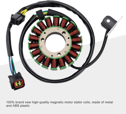GOOFIT 18 Coil 7 Wire Magneto Stator for Suzuki DRZ400 Ignition Generator Replacement