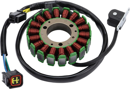 GOOFIT 18 Coil 7 Wire Magneto Stator for Suzuki DRZ400 Ignition Generator Replacement