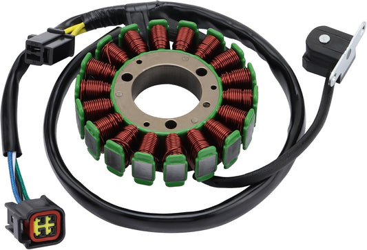 GOOFIT Stator de magnéto à 18 bobines et 7 fils pour remplacement de générateur d'allumage Suzuki DRZ400