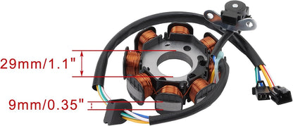 Suzuki FU125 FU150 Raider 125 150 8-Coil 4-Wire Stator 32101-47E00