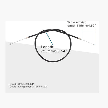 GOOFIT 28.54" Throttle Cable Replacement for 2-Stroke 43cc 47cc 49cc 50cc Mini Pocket Pit Super Dirt Bike Cag Cagllari MAT1 MAT2 X1 X2 GP MX3