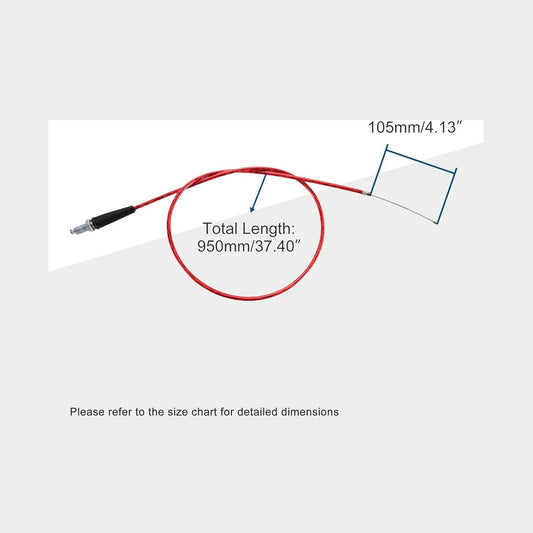 GOOFIT 37.2" Throttle Cable with Laser Tube for 50cc 70cc 90cc 110cc 125cc TTR SSR Chinese Pit Dirt Mini Bike ATV Quad Scooter Go Kart Moped