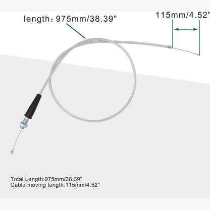 GOOFIT 38.39" Throttle Cable for 50cc 70cc 90cc 110cc 125cc Dirt Bike ATV Scooter