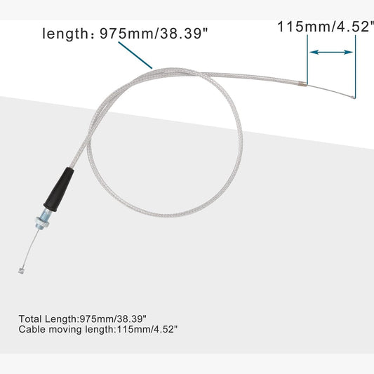 GOOFIT 38.39" Throttle Cable for 50cc 70cc 90cc 110cc 125cc Dirt Bike ATV Scooter