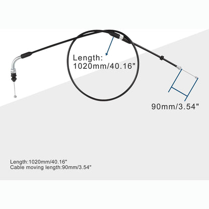 GOOFIT 40.16" Throttle Cable Replacement for 150cc GY6 Engine Scooter ATV