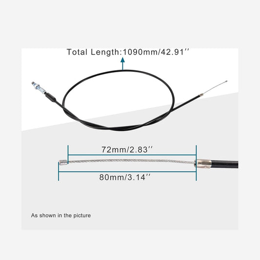 GOOFIT 42.91" Throttle Cable for 200cc 250cc Mini Bike ATV Quad Pit Bike Dirtbike