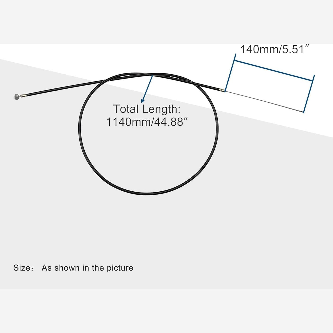 GOOFIT 44.88" Throttle Cable Replacement for 2 Stroke 43cc 47cc 49cc Engine Mini Pocket Pit Dirt Bike ATV Scooter