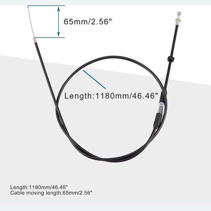 GOOFIT 46.46" Throttle Cable Replacement for 50cc 70cc 90cc 110cc 125cc 250cc Water Cooled ATV Buggy Quad Pit Dirt Bike Go Kart