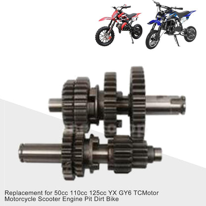 Transmission Gear Set For 50cc 110cc 125cc GY6 Engine Pit Dirt Bike