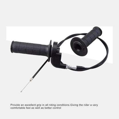 GOOFIT 7/8" 22mm Dirtbike Twist Throttle Handle Grip Cable Throttle Clamp for 50cc 90cc 110cc 125cc 140cc 150cc 200cc 250cc 4-stroke Pit Bike Mimi Bike