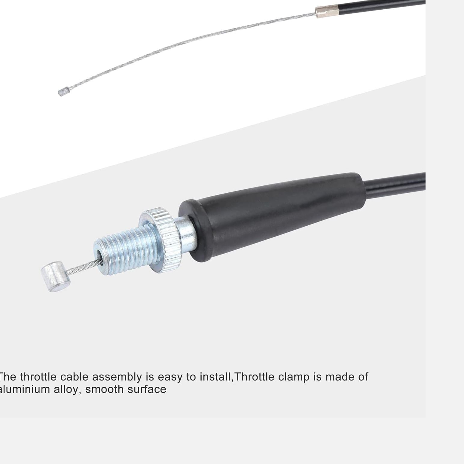 GOOFIT 22mm Twist Throttle Cable Housing Grips Set with kill switch Mimi Bike Replacement for 196cc Mini Baja Doodlebug MOTOVOX MBX10 MBX11 and Warrior MB165 MB200 5.5HP 6.5HP