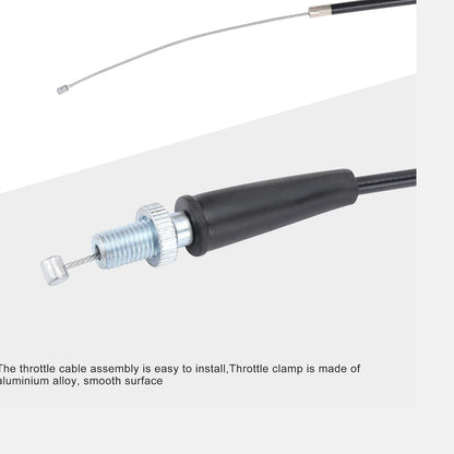 GOOFIT 22mm Twist Throttle Cable Housing Grips Set with kill switch Mimi Bike Replacement for 196cc Mini Baja Doodlebug MOTOVOX MBX10 MBX11 and Warrior MB165 MB200 5.5HP 6.5HP