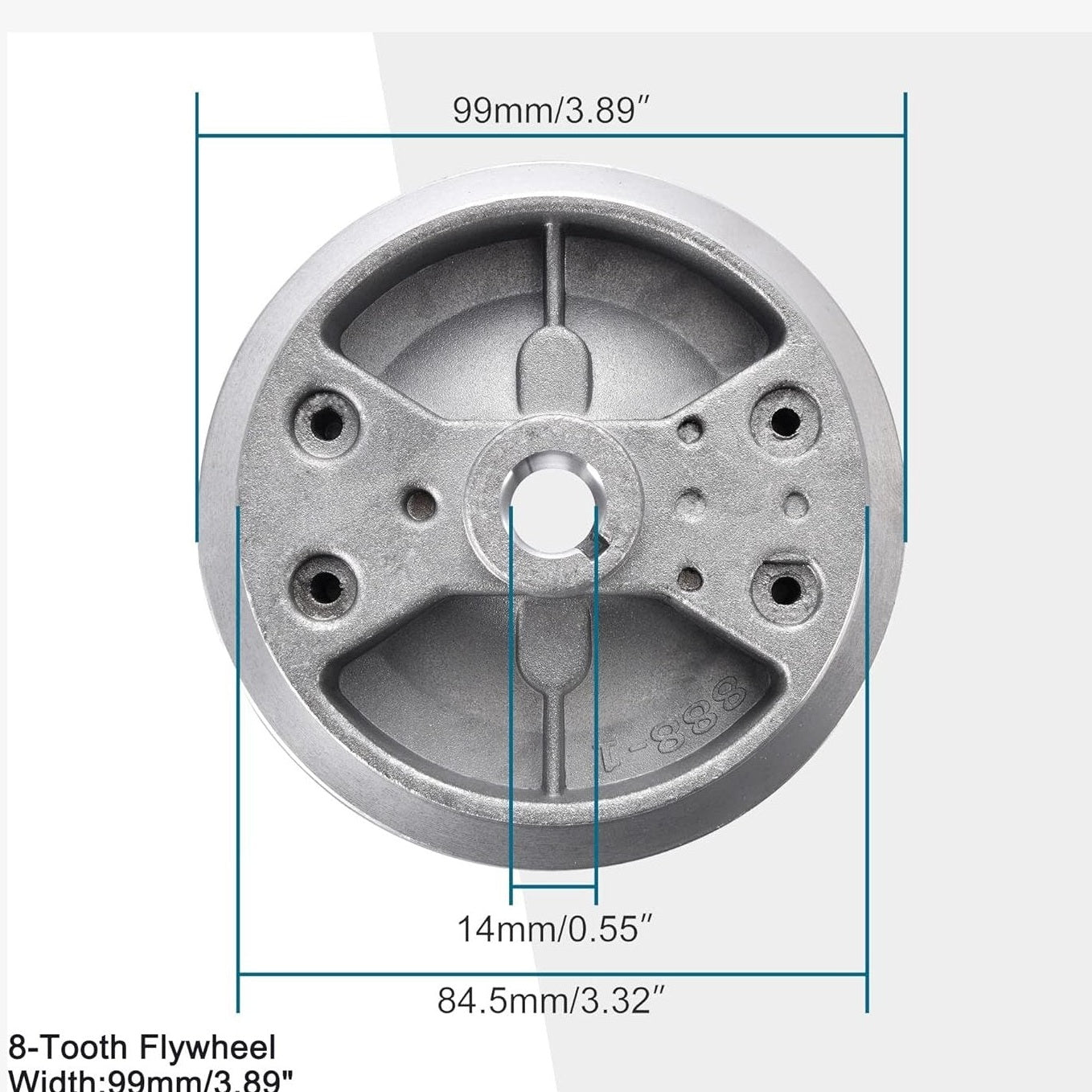 Variator Clutch Assembly For 2 Stroke 47cc 49cc