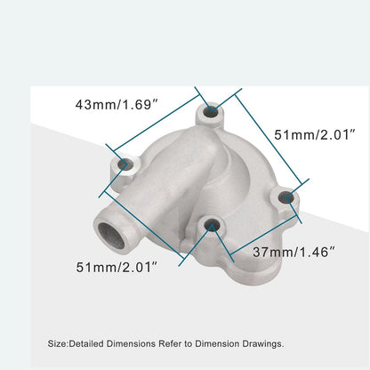 GOOFIT Water Pump Assy Replacement for Helix CN250 Elite CH250 250cc Water-cooled ATV Scooter