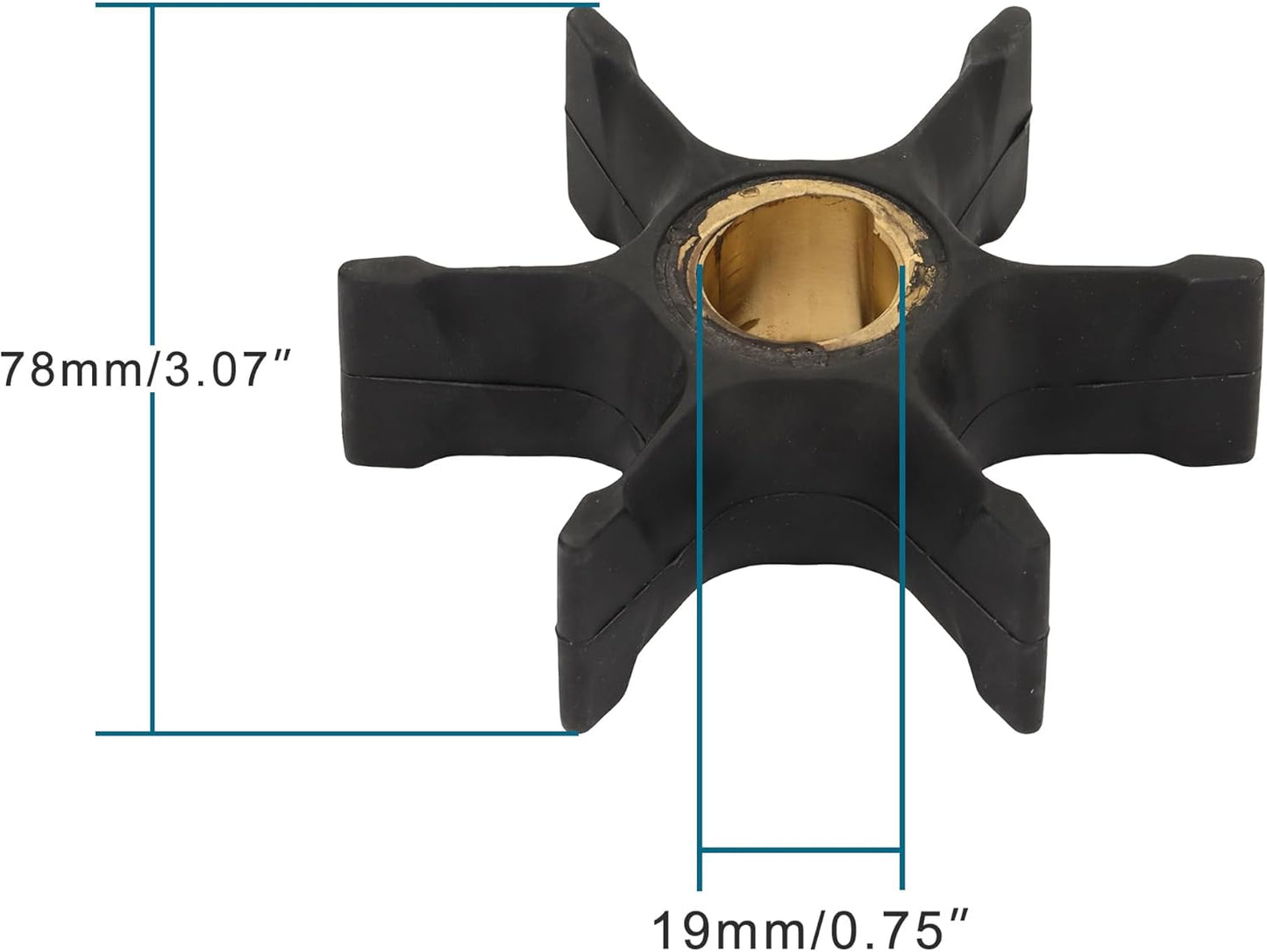 Water Pump Impeller Repair Kit for Johnson Evinrude 60HP 65HP 70HP 432955