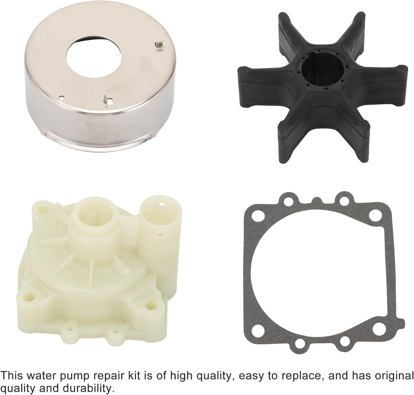 Water Pump Impeller Repair Kit for 150HP-300HP V6 Outboard 61A-W0078