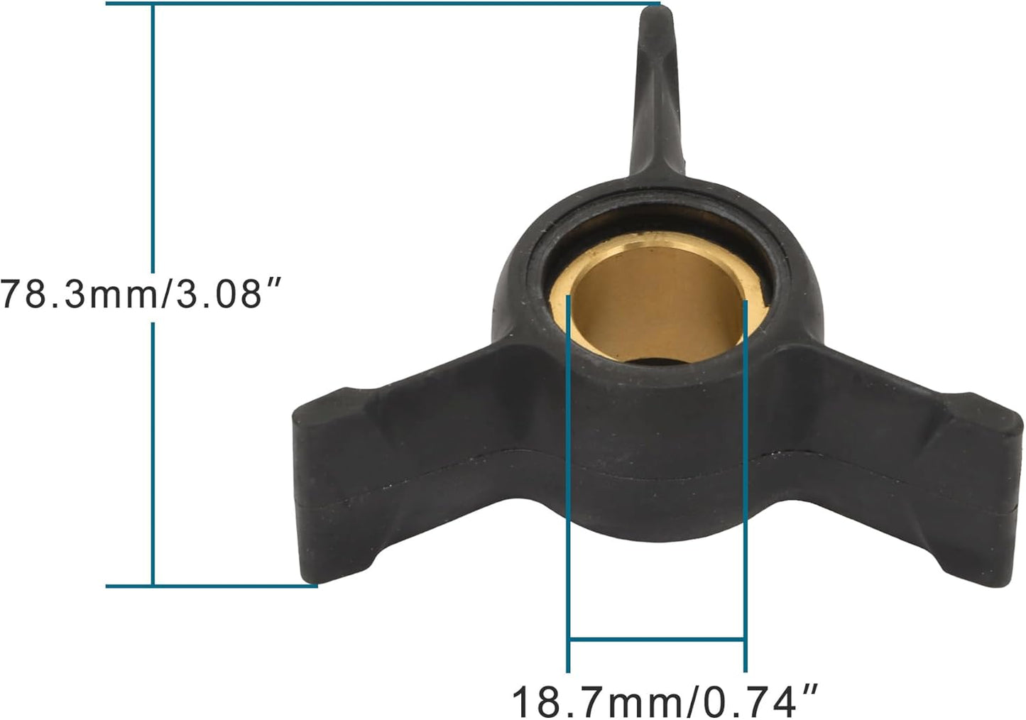 Water Pump Impeller Repair Kit for Evinrude Johnson 40HP 45HP 48HP 50HP