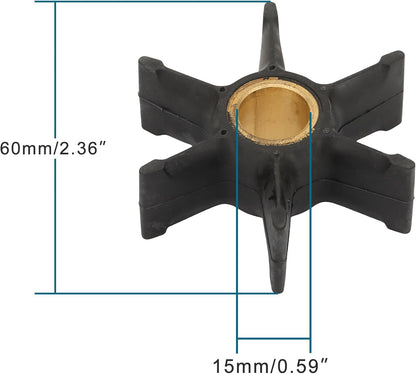 Water Pump Impeller Repair Kit with Housing for Johnson Evinrude 35HP-60HP