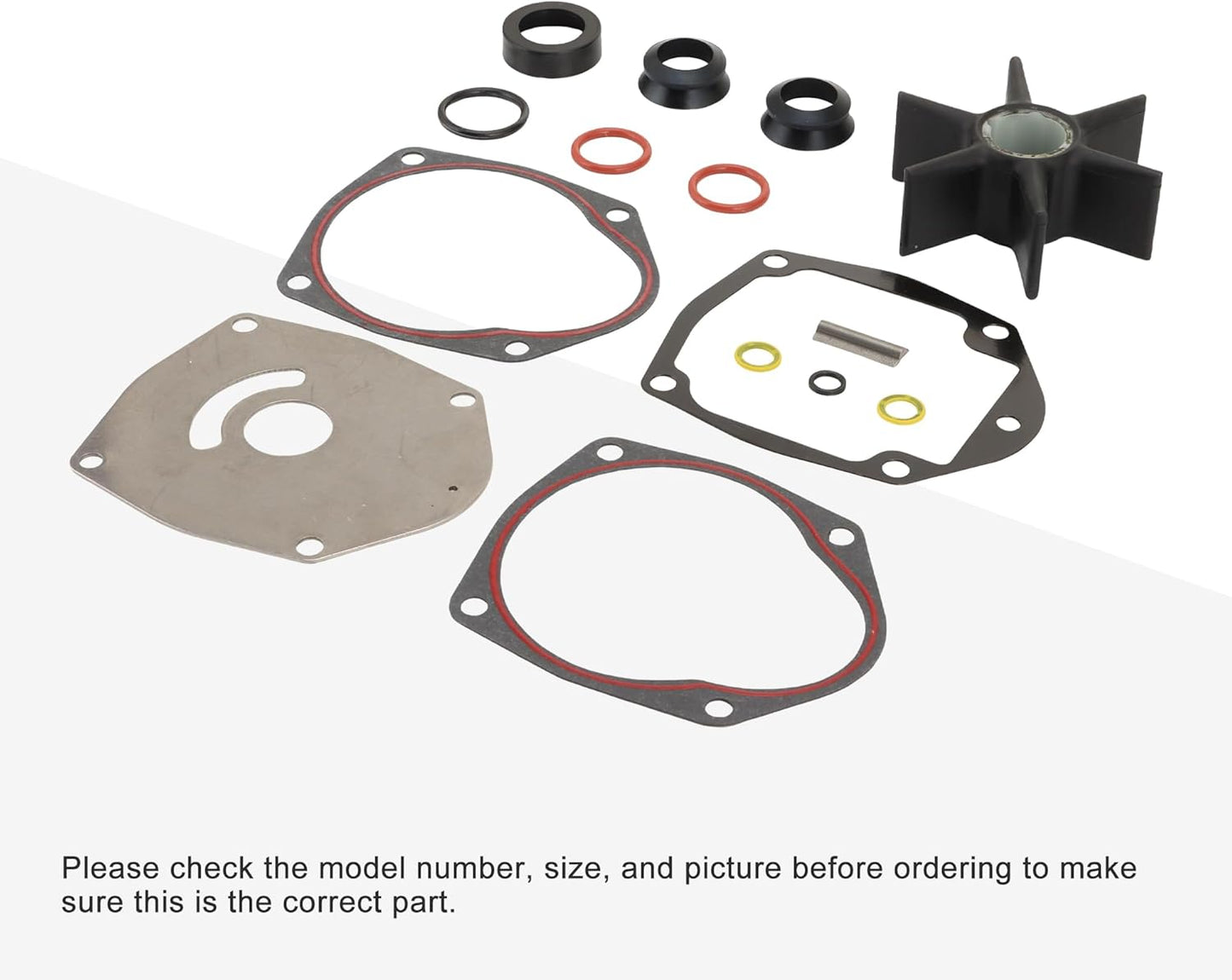 Water Pump Repair Kit for Mercury Outboard Stern Drive 47-43026Q06 Sierra 18-3214