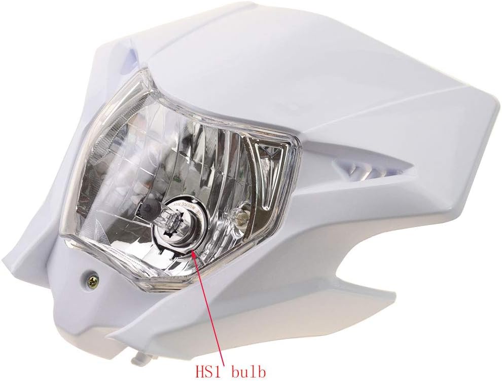 Faro Enduro bianco 12V 35W HS1 LED per Dirt Bike CRF150L 2016-2019