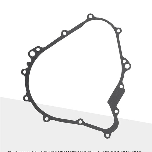 GOOFIT Stator Generator Crankcase Cover Gasket Replacement for YFM450 YFM450FWAD Grizzly 450 EPS 2011-2016