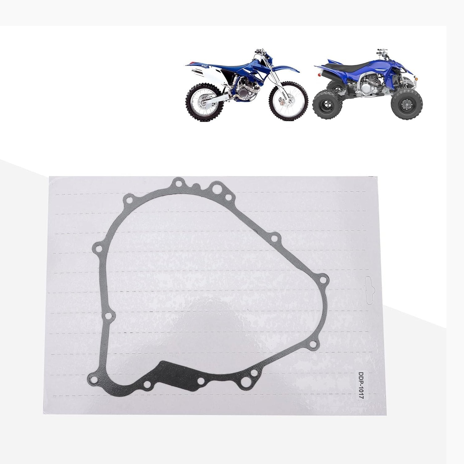 GOOFIT Stator Generator Crankcase Cover Gasket Replacement for YFM450 YFM450FWAD Grizzly 450 EPS 2011-2016