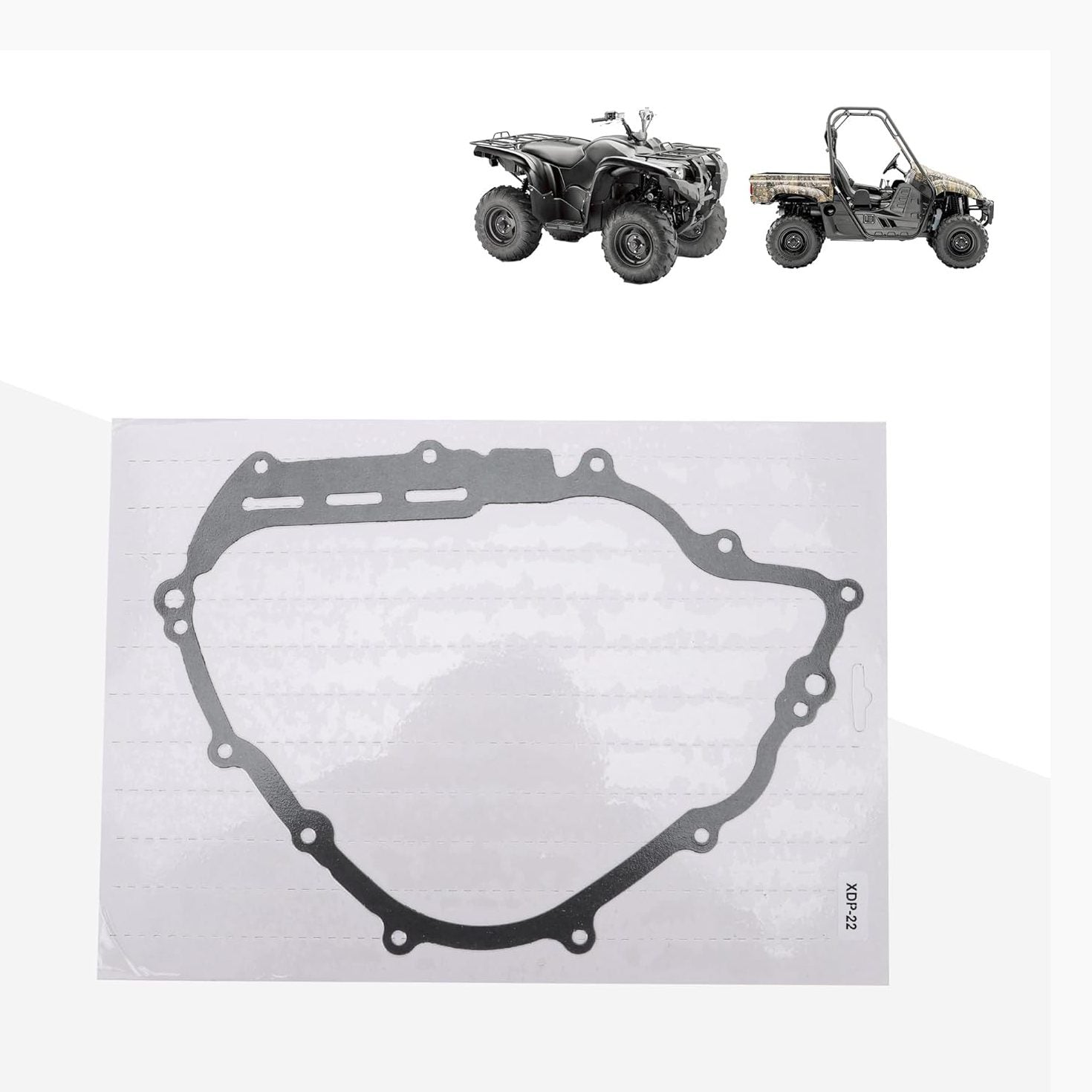 GOOFIT Stator Generator Crankcase Cover Gasket Replacement for YFM700 550 YXC YXM YXR700