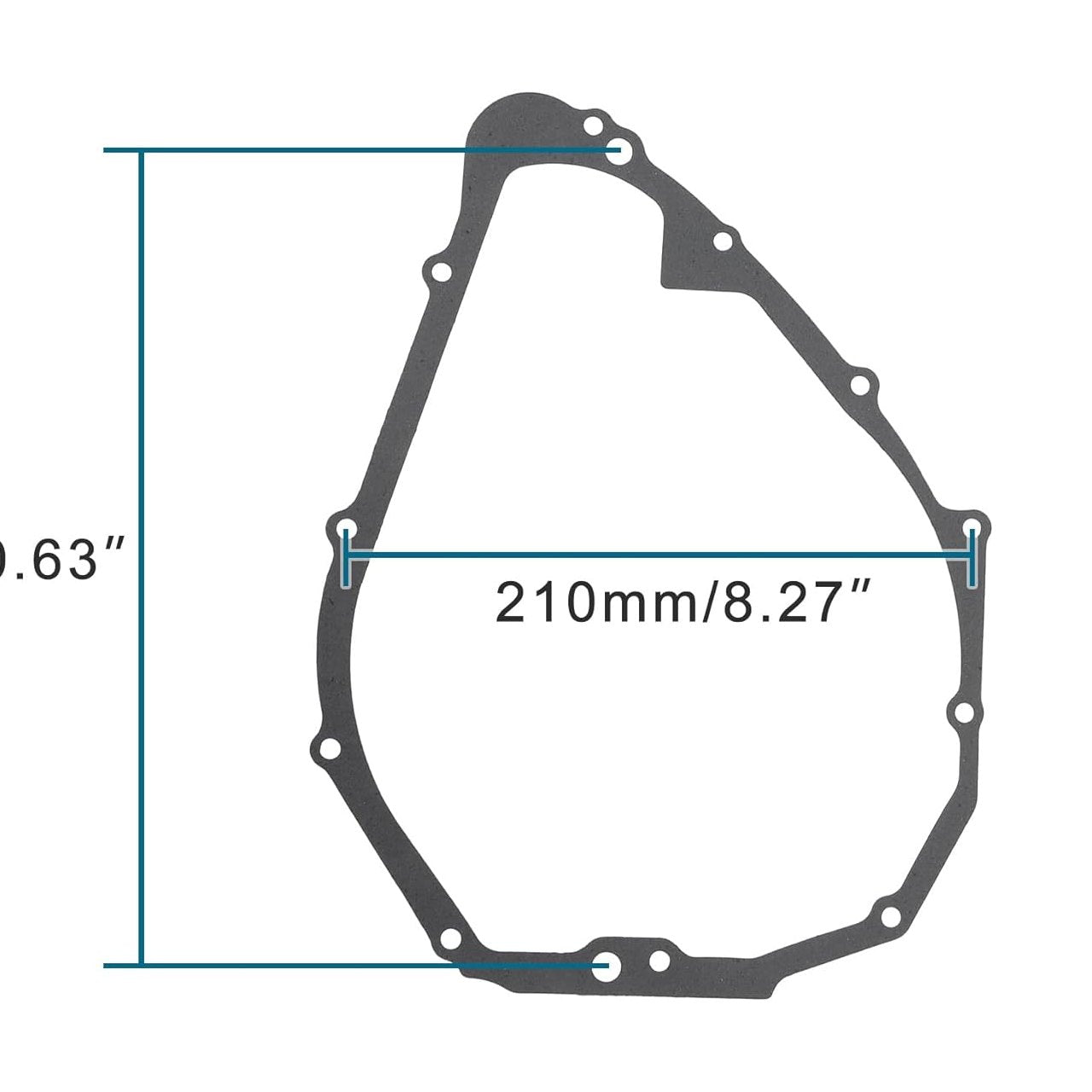 GOOFIT Motorcycle Stator Generator Cover Gasket Replacement for V-Max1200 VMX12 VMX1200 XVZ13 86-93 XVZ12