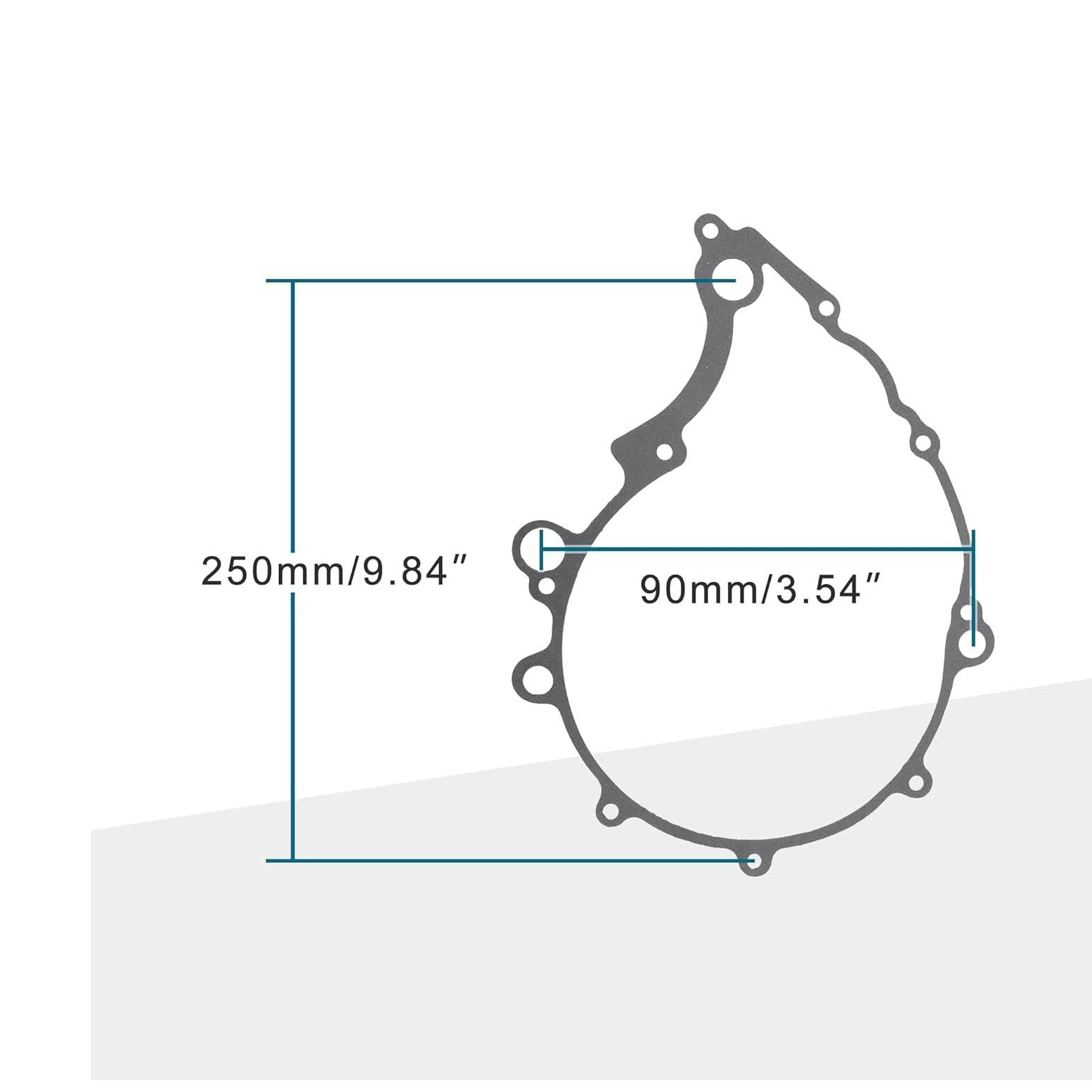 GOOFIT Motorcycle Stator Cover Gasket Replacement for XT600 XT600E TT600 SRX600 90-95