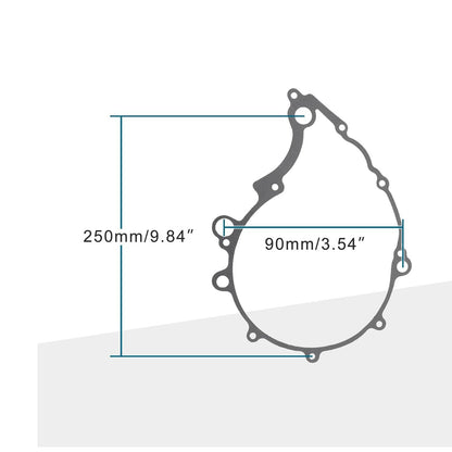 GOOFIT Motorcycle Stator Cover Gasket Replacement for XT600 XT600E TT600 SRX600 90-95