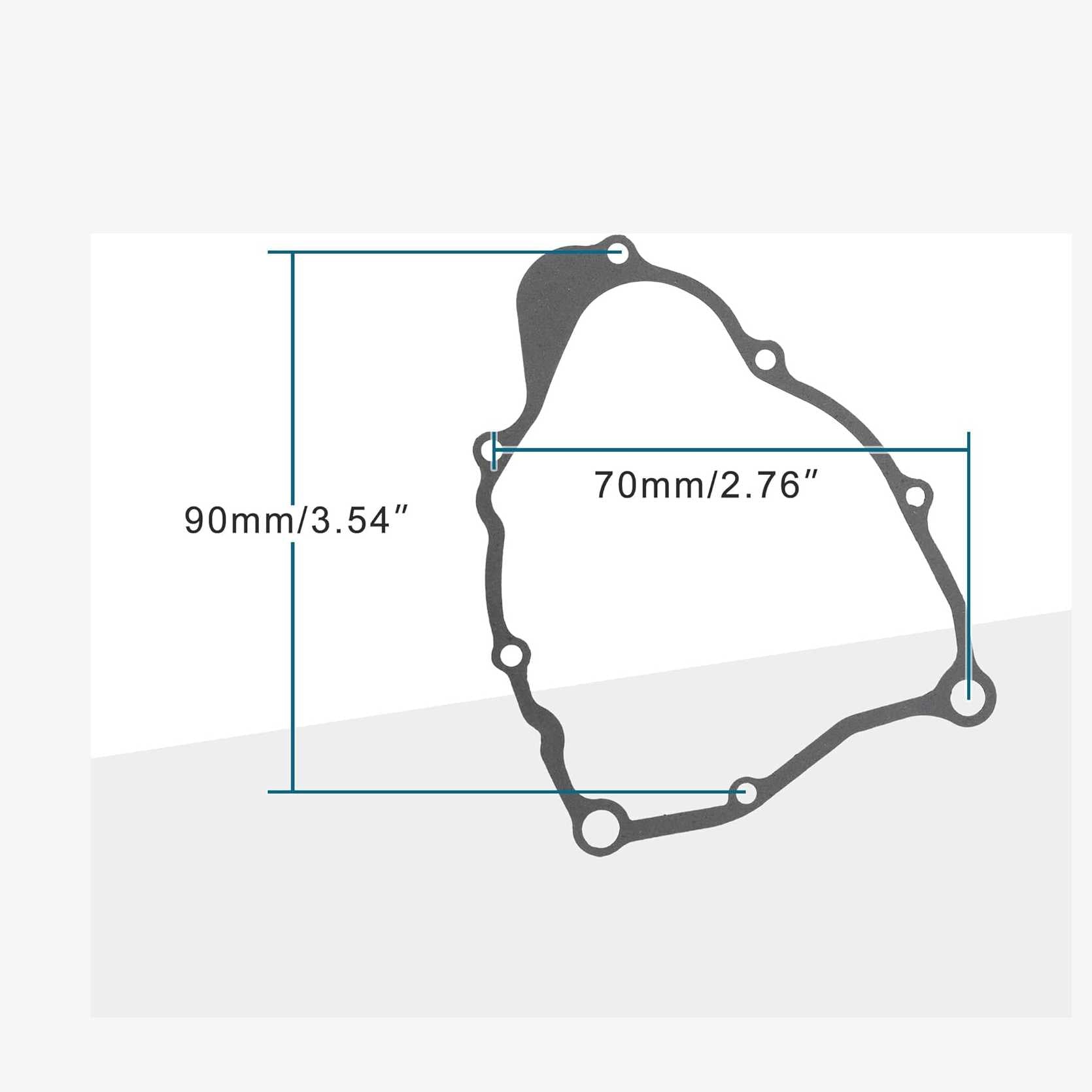 GOOFIT Motorcycle Stator Generator Cover Gasket Replacement for 250 YFB250 2WD 4WD 1994-2000 Bear Tracker 250 YFM250 2WD 1999-2000