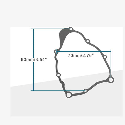 GOOFIT Motorcycle Stator Generator Cover Gasket Replacement for 250 YFB250 2WD 4WD 1994-2000 Bear Tracker 250 YFM250 2WD 1999-2000