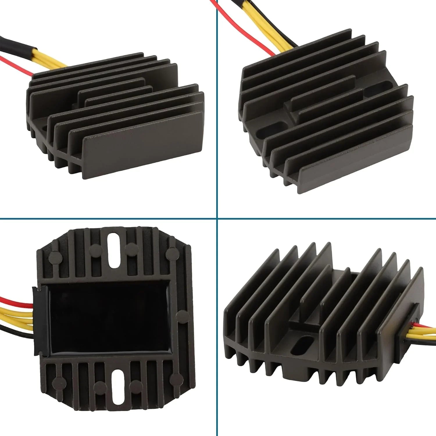 Yamaha Bear Tracker 250 YFM250XL regulator rectifier with cooling fins and wires