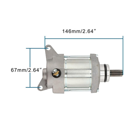 9-Tooth Starter Motor for Yamaha WR450F 2003–2006 5TJ-81890-10