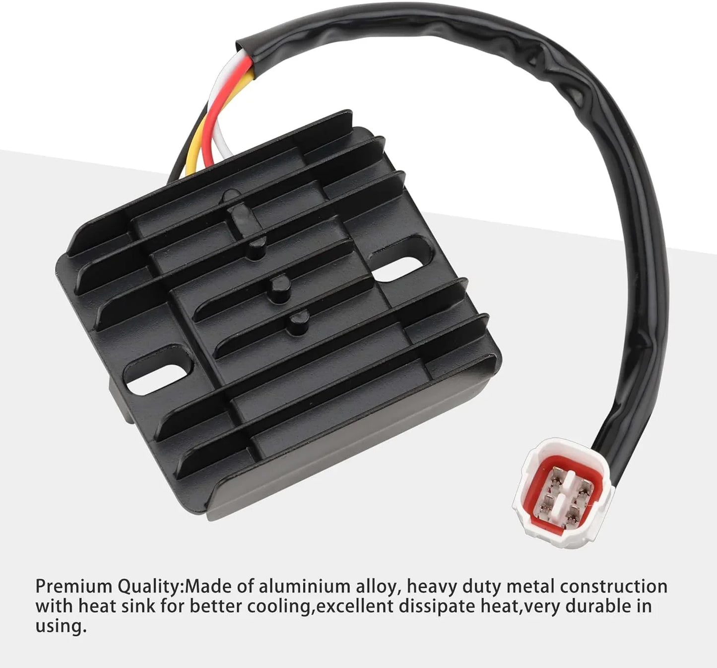 Yamaha YFZ450 regulator rectifier 2004-2009 with heat sink and wiring harness