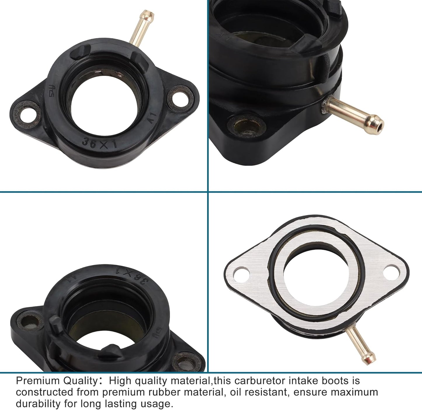 Carburetor Intake Manifold Boot for Yamaha AG200 1985 36X-13586-01