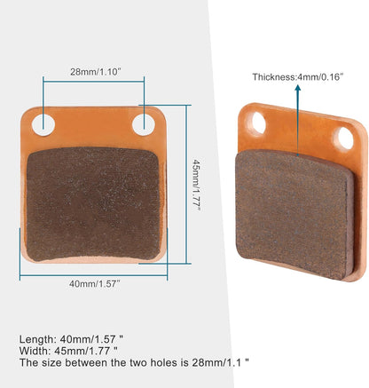 Brake Pad Set for 50cc-250cc ATV Dirt Bike