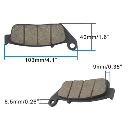 Brake Pads for CM125 GW250 GZ150-A 50cc-150cc Dirt Pit Bike