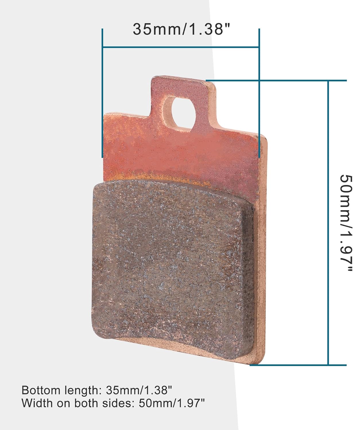 Brake Pads Pair for 50cc-250cc ATV Dirt Bike Pit Bike Trail Bike
