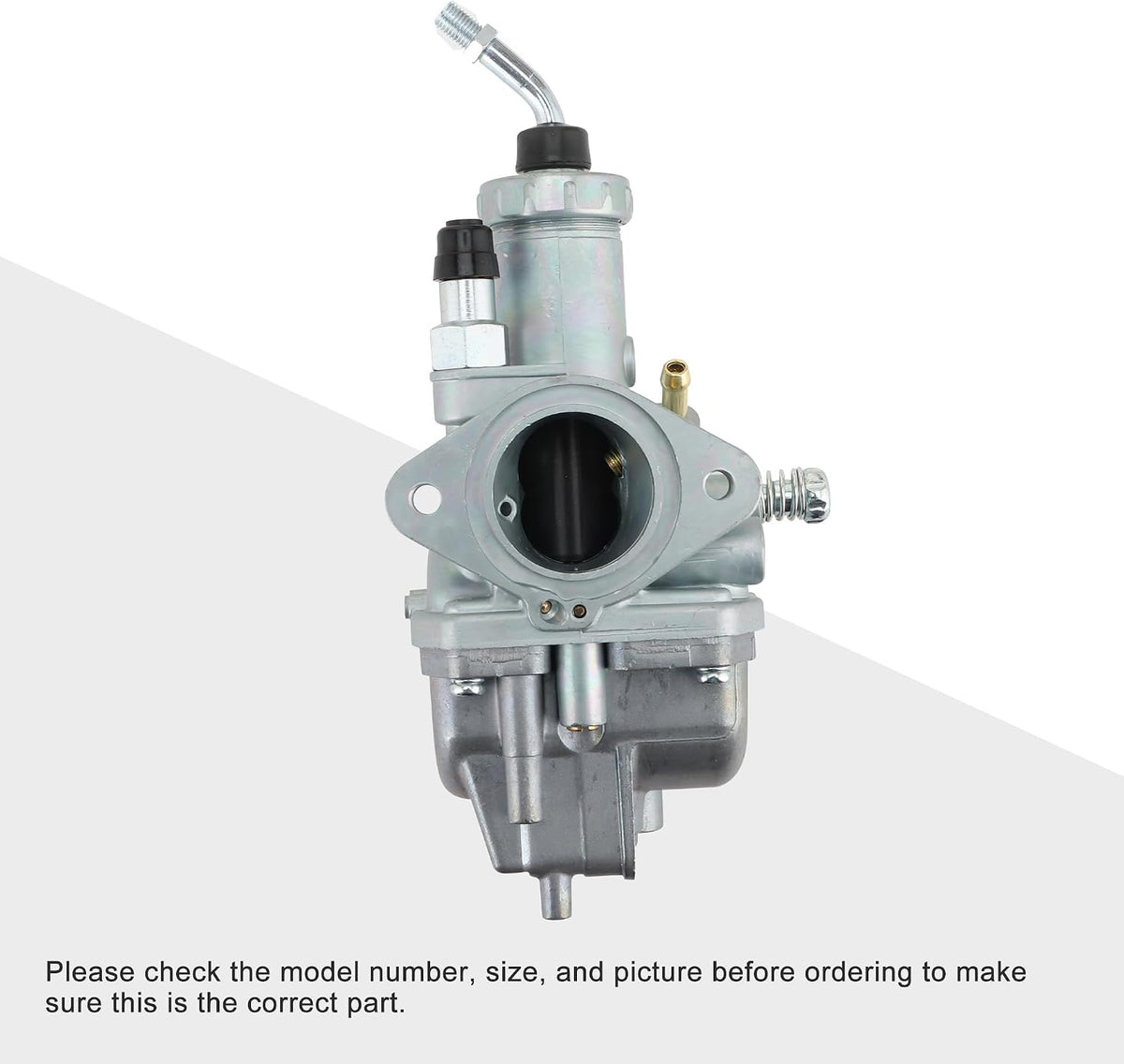 Carburetor with Fuel Line & Bolts for Yamaha Breeze 125 Grizzly 125 Moto-4 225 Timberwolf 250