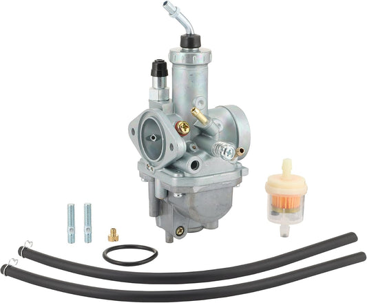 Carburetor with Fuel Line & Bolts for Yamaha Breeze 125 Grizzly 125 Moto-4 225 Timberwolf 250