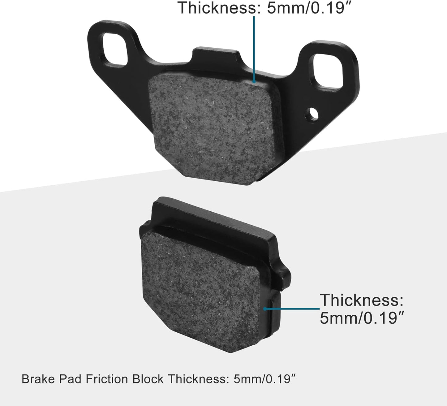 Disc Brake Pad for 50cc-250cc ATV Dirt Bike Moped Scooter