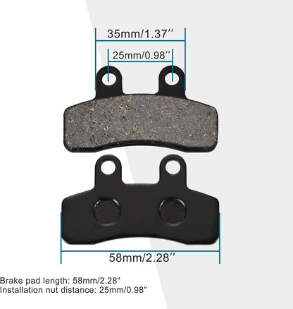 Disc Brake Pad Set for 110cc 125cc TaoTao Apollo Dirt Pit Bike